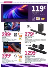 Catalogue E.Leclerc Espace Culturel page 2: JBL BARRE DE SON JBL €279,00, TUCSON LED 80 CM €119,00