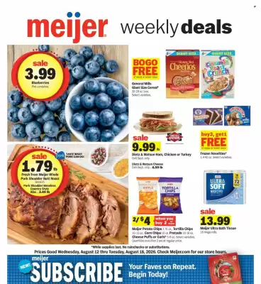 Meijer weekly ad