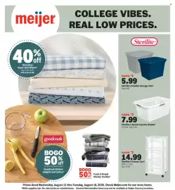 Meijer weekly ad week 33 Page 1