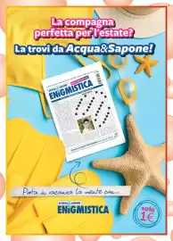 Volantino Acqua & Sapone Pagina 18: Enigmistica Acqua&Sapone €1,00