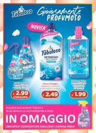 Volantino Acqua & Sapone Pagina 3: Fabuloso ammorbidente profumoso €1,99