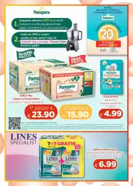 Volantino Acqua & Sapone Pagina 8: Lines Specialist Pants unisex plus €6,99, Pampers Costumino €4,99
