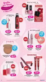 Volantino Acqua & Sapone Pagina 2: Rimmel smalto Wonder Bond/ Super Gel €4,90, L'ORÉAL Plump Ambition rossetto €13,90