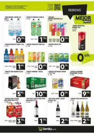 Catálogo Family Cash Página 12: TELENO Agua mineral €0,99, SEVEN UP regular o zero €1,35
