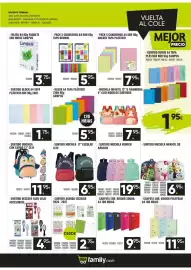 Catálogo Family Cash Página 19: Folis a4 paquet 500 fulles campus €3,39, Pack 5 quaderns a4 80h tapa normal €5,29