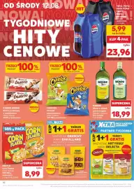 Kaufland gazetka tydzień 33 Strona 10: Oliwa z oliwek extra vergine Monini Classico €18,99, Napój gazowany Pepsi 4-pak €23,96