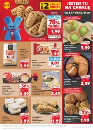 Kaufland gazetka tydzień 33 Strona 31: Kremówki z Częstochowy Michaś €2,99, Muffin matcha z białą czekoladą €3,59