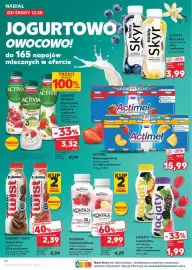 Kaufland gazetka tydzień 33 Strona 36: Jogurt pitny bez laktozy Łaciate ananas kokos €1,99