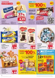 Kaufland gazetka tydzień 33 Strona 44: Ciastka Serduszka Krakuski €4,99, Chałwa królewska waniliowa €2,79