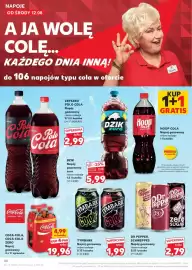 Kaufland gazetka tydzień 33 Strona 46: Napój gazowany Tymbark Colove Cola Limonka €1,99, Napój gazowany Dzik Zero €5,99