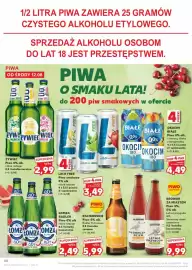Kaufland gazetka tydzień 33 Strona 48: Piwo bezalkoholowe Okocim Białe Morela €4,49