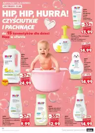 Kaufland gazetka tydzień 33 Strona 52: Pianka do kąpieli Hipp Babysanft €14,99, Oliwka dla dzieci Hipp Babysanft €12,99