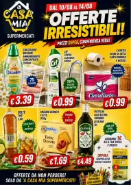 Volantino A Casa Mia Pagina 1: Beltè thé €0,59, Mulino Bianco Fette Dorate €1,69
