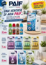 Volantino A Casa Mia Pagina 16: Deo ricarica Paif €0,99, Diffusore automatico Paif €3,99