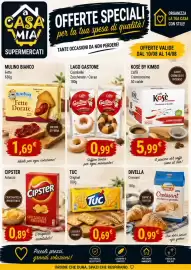 Volantino A Casa Mia Pagina 3: Ciambelle Gastone €0,99, Divella Croissant €0,99