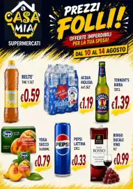 Volantino A Casa Mia Pagina 4: Pepsi lattina €0,33, Belte' €0,59