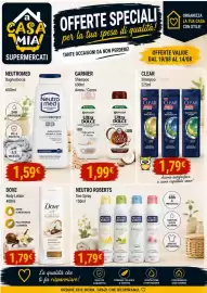 Volantino A Casa Mia Pagina 8: Neutromed Bagnodoccia €1,59, Clear Men Shampoo €1,79