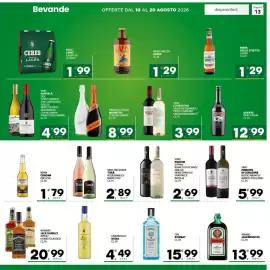 Volantino Despar Sicilia Pagina 14: Prosecco DOCG Mionetto Classico/White €8,99, Jack Daniel's Tennessee Whiskey €20,99
