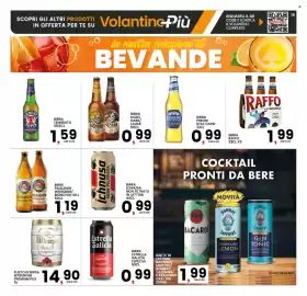 Volantino Interspar Pagina 16: Birra Ichnusa non filtrata €0,99, Paulaner Münchner Hell €1,19