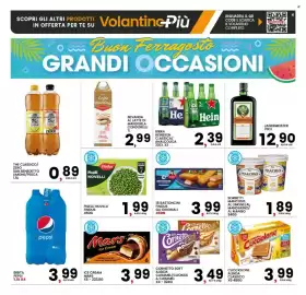 Volantino Interspar Pagina 4: Sorbetti Mancuso €1,89, Cornetto Soft Algida Caramel/Cookies & Caramel €3,49