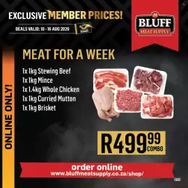 Bluff Meat Supply catalogue week 33 Page 10: Meat for a week €499,99