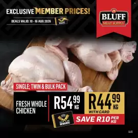 Bluff Meat Supply catalogue week 33 Page 3: Fresh Whole Chicken €44,99