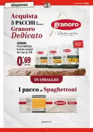 Volantino Rossotono Carrefour settimana 33 Pagina 17: Pasta dedicato Granoro €0,69