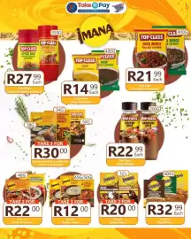 Take 'n Pay catalogue week 33 Page 13: Imana Soya Mince €32,99, Imana Packet Soups €12,00