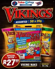 Take 'n Pay catalogue week 33 Page 23: Vikings Naks Assorted €27,99