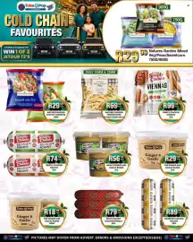 Take 'n Pay catalogue week 33 Page 27: Natures Garden Mixed Veg/Peas/Sweetcorn €29,99, Rainbow Chicken Polony €89,99
