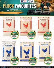 Take 'n Pay catalogue week 33 Page 39: Farmserve Layer Mash €54,99, Farmserve Broiler Finisher Crumbles €99,99