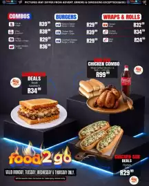 Take 'n Pay catalogue week 33 Page 40: Grilled Chicken Combo €99,99, TasteBite Steak Sandwich €34,99