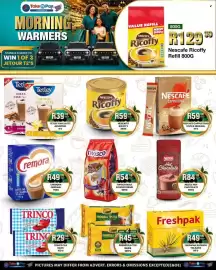 Take 'n Pay catalogue week 33 Page 6: Nescafe Ricoffy €59,99, Freshpak Rooibos Tea Bags €49,99
