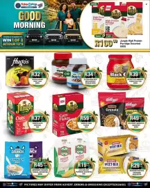 Take 'n Pay catalogue week 33 Page 7: Morning Crunch Cereal Assorted €45,00, Hugos Mixed Fruit Jam €32,99