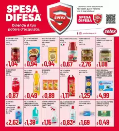 Volantino Famila Superstore Pagina 11: Selex succo €0,89, Selex orzo macinato €0,94