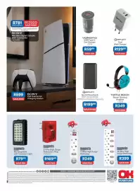OK Furniture catalogue Page 17: 2-way high surge protection plug dbk303 €169,99, Recon gaming headset - 50w €349,00