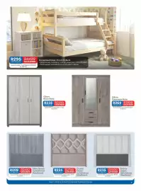 OK Furniture catalogue Page 7: Total - queen upholstered headboard €2.999,00, Total - 135cm cassandra robe €269,00