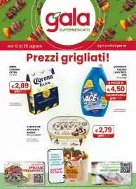 Volantino Gala Supermercati Pagina 1: Birra Corona Extra €2,89, Detersivo liquido lavatrice Ace €4,50