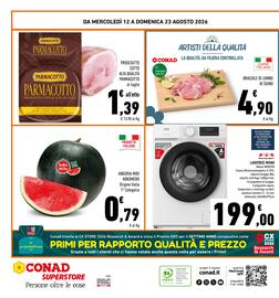Volantino Conad Superstore Pagina 32: Braciole di lombo di suino €4,90, Lavatrice Mivar €199,00