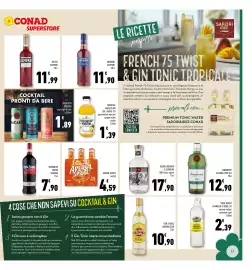 Volantino Conad Superstore Pagina 13: Aperol Spritz €4,59, Tanqueray alcohol free €12,90