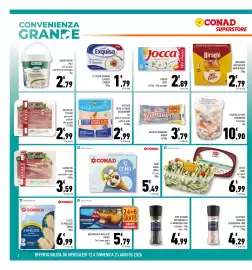 Volantino Conad Superstore Pagina 2: Cono panna Conad €5,49, Cocktail di mare marinsieme al naturale €10,90