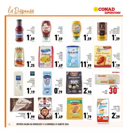 Volantino Conad Superstore Pagina 20: Biscotti Balocco €1,79, Latte UHT intero €1,19