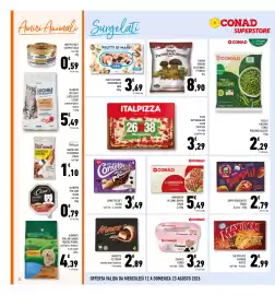 Volantino Conad Superstore Pagina 26: Funghi Porcini selezionati Petrucci €8,90, Hamburger di carne bovina Conad €5,49