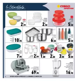 Volantino Conad Superstore Pagina 28: Bottiglia termica €5,50, Teglia ovale in vetro con coperchio €7,90