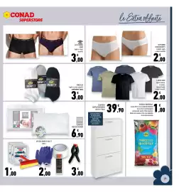 Volantino Conad Superstore Pagina 29: T-shirt uomo €2,00, Slip donna Laura Biagiotti €2,00