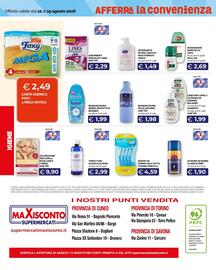 Volantino Maxisconto Pagina 12: Garnier Ultra Dolce Balsamo €1,99, Bagnoschiuma Felce Azzurra €1,98