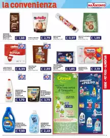 Volantino Maxisconto Pagina 11: Ultima Dog €2,89, Nutella biscuits €2,79