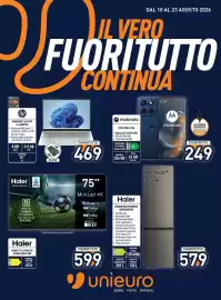 Volantino Unieuro Pagina 1: HP OMNIBOOK 3 LAPTOP 16-by0007nlx €469,00, Motorola Moto Edge 60 5G €249,00