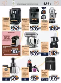 Volantino Unieuro Pagina 17: KitchenAid Robot da cucina 5KSM95PSE €349,90, DeLonghi macchina caffè automatica €279,90