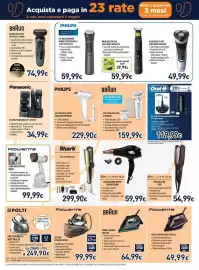 Volantino Unieuro Pagina 19: Rowenta stiratore verticale €99,99, Rowenta sistema stirante vr7442 €99,99